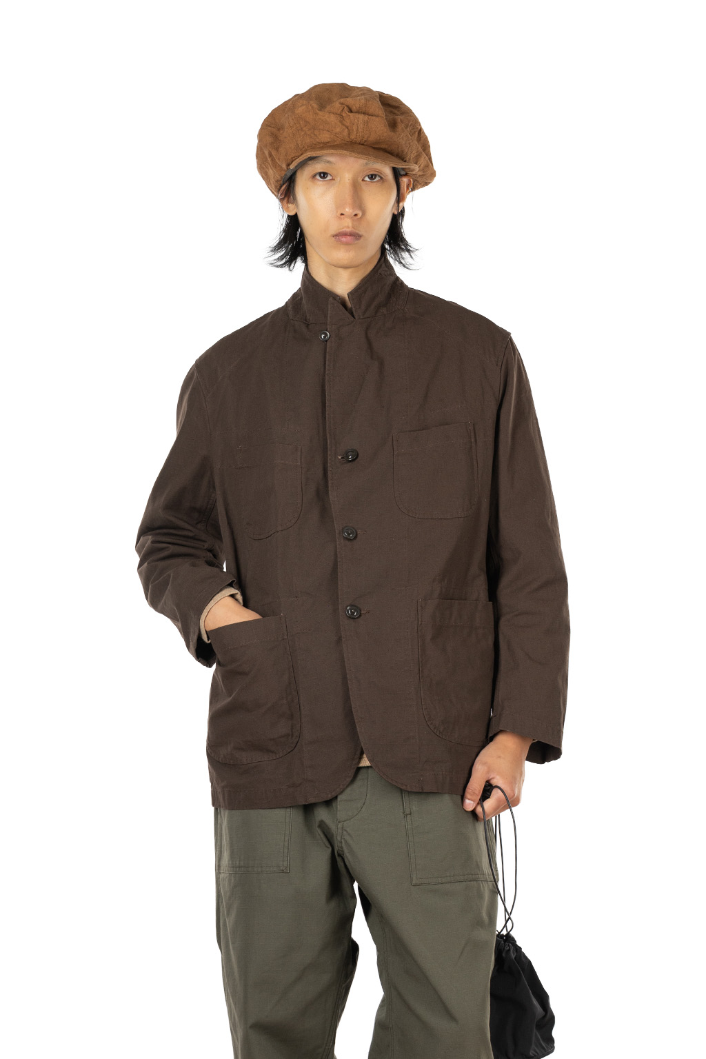 Engineered Garments - Bedford Jacket - DK. Brown Heavyweight Cotton Ripstop