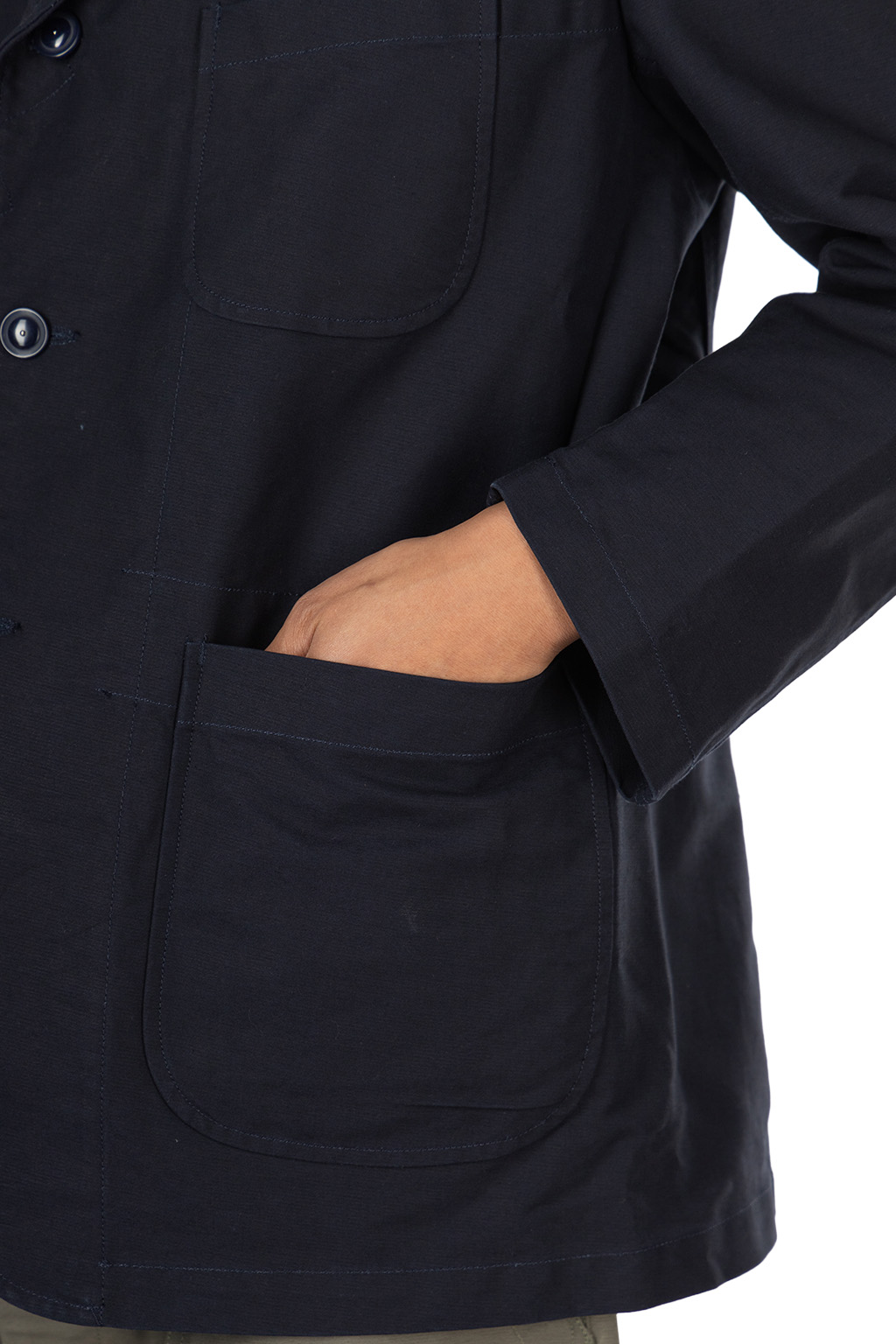 Engineered Garments - Bedford Jacket - Navy Cotton Double Cloth