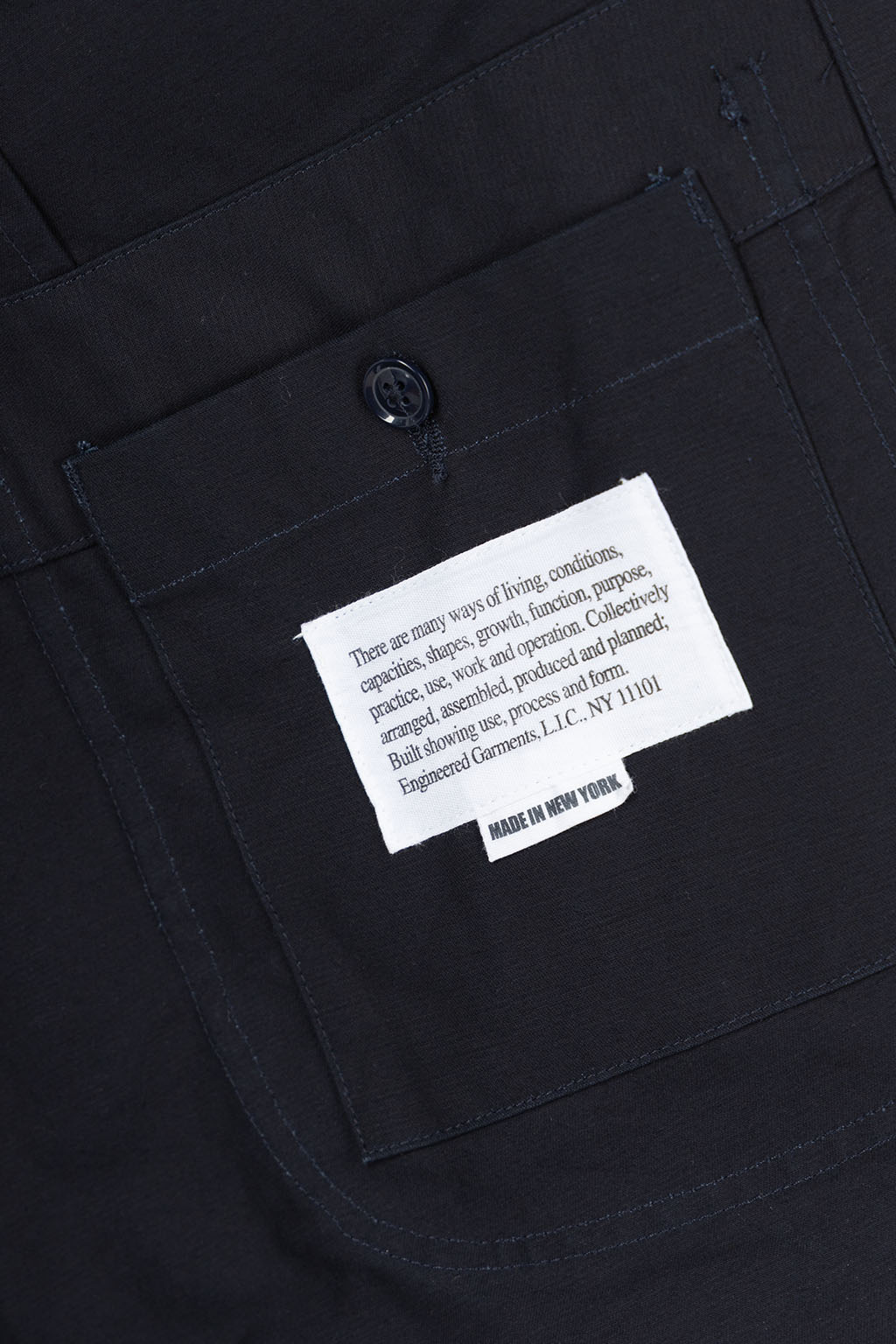 Engineered Garments - Bedford Jacket - Navy Cotton Double Cloth