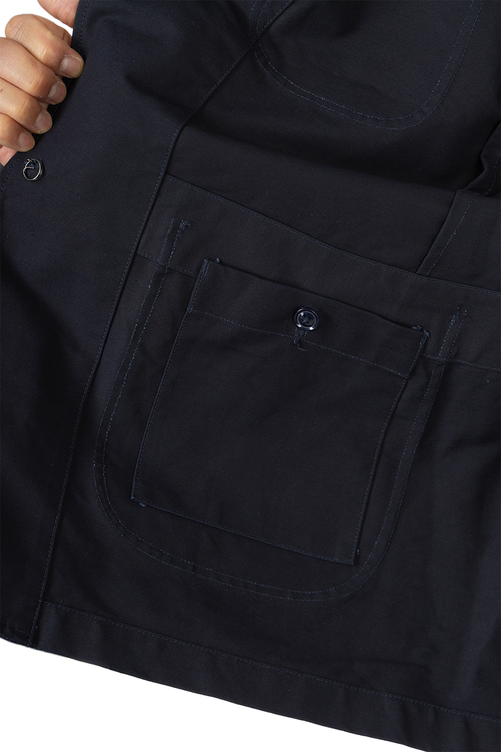 Engineered Garments - Bedford Jacket - Navy Cotton Double Cloth