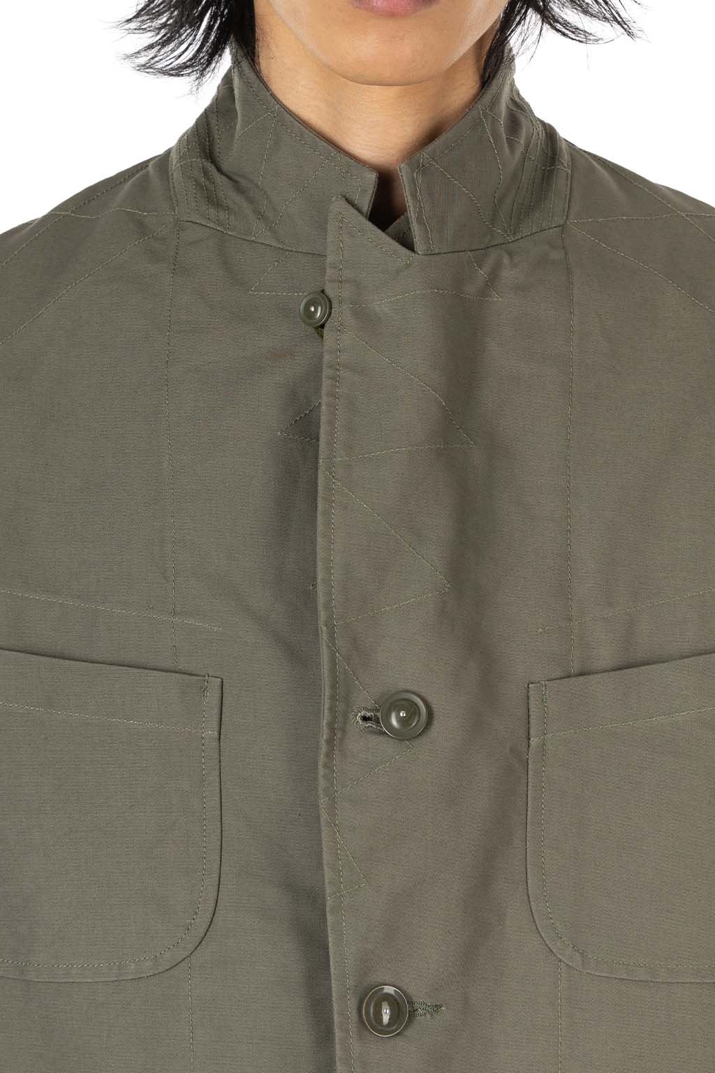 Engineered Garments - Bedford Jacket - Olive Cotton Double Cloth