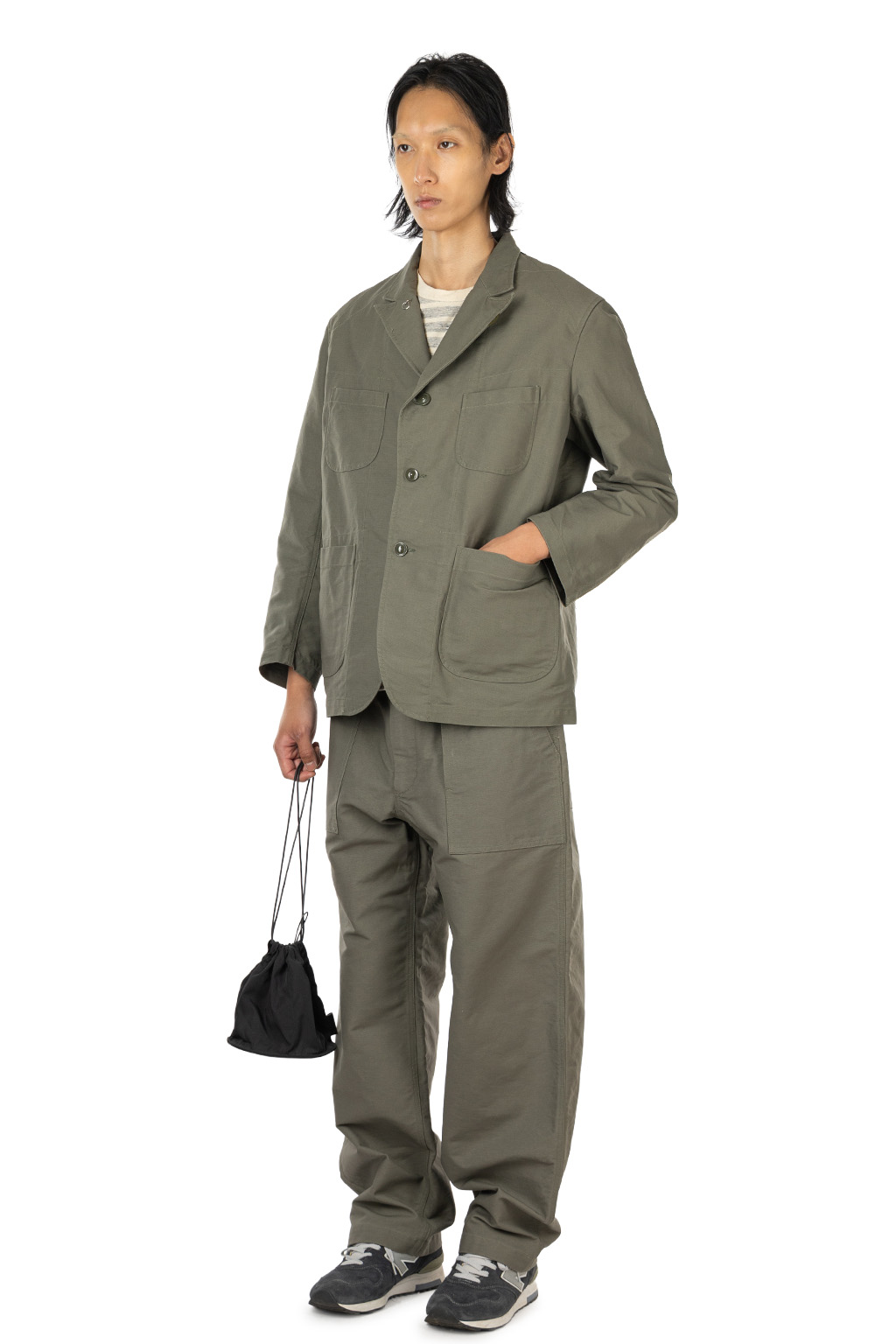 Engineered Garments - Bedford Jacket - Olive Cotton Double Cloth