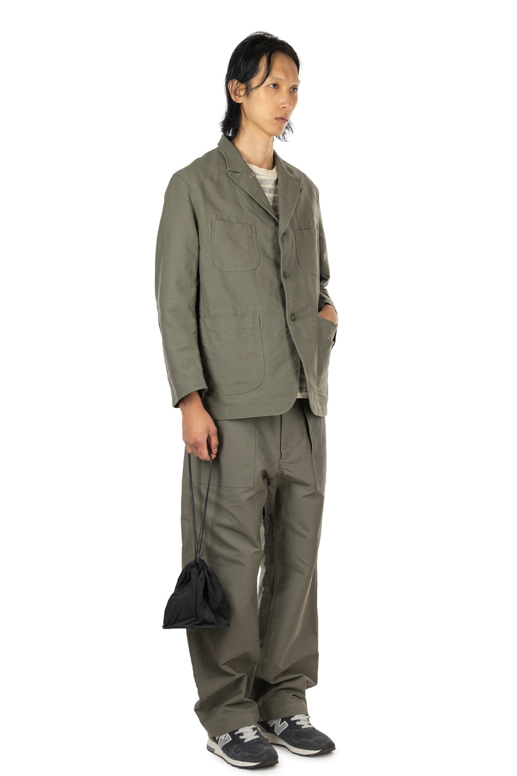 Engineered Garments - Bedford Jacket - Olive Cotton Double Cloth