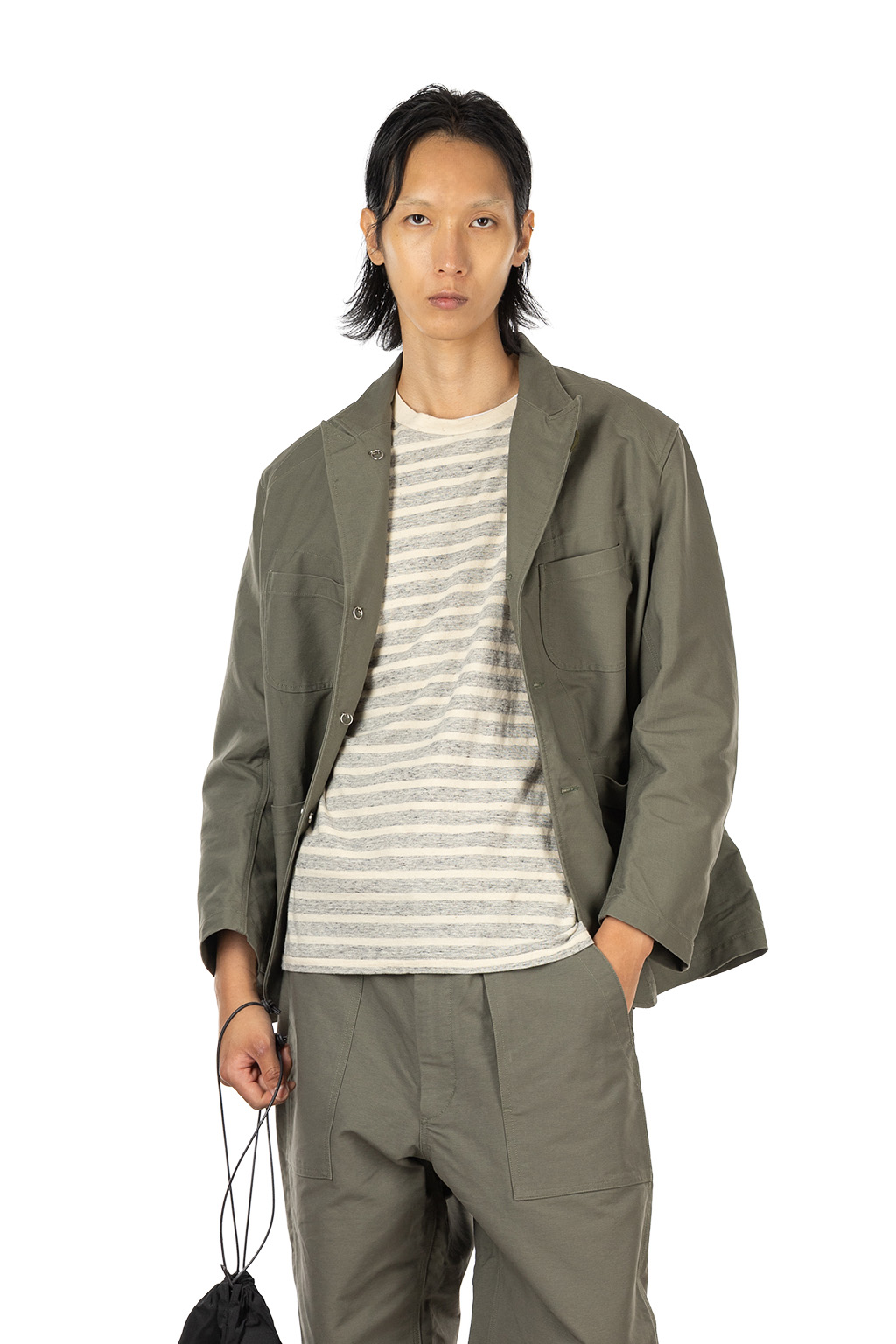 Engineered Garments - Bedford Jacket - Olive Cotton Double Cloth
