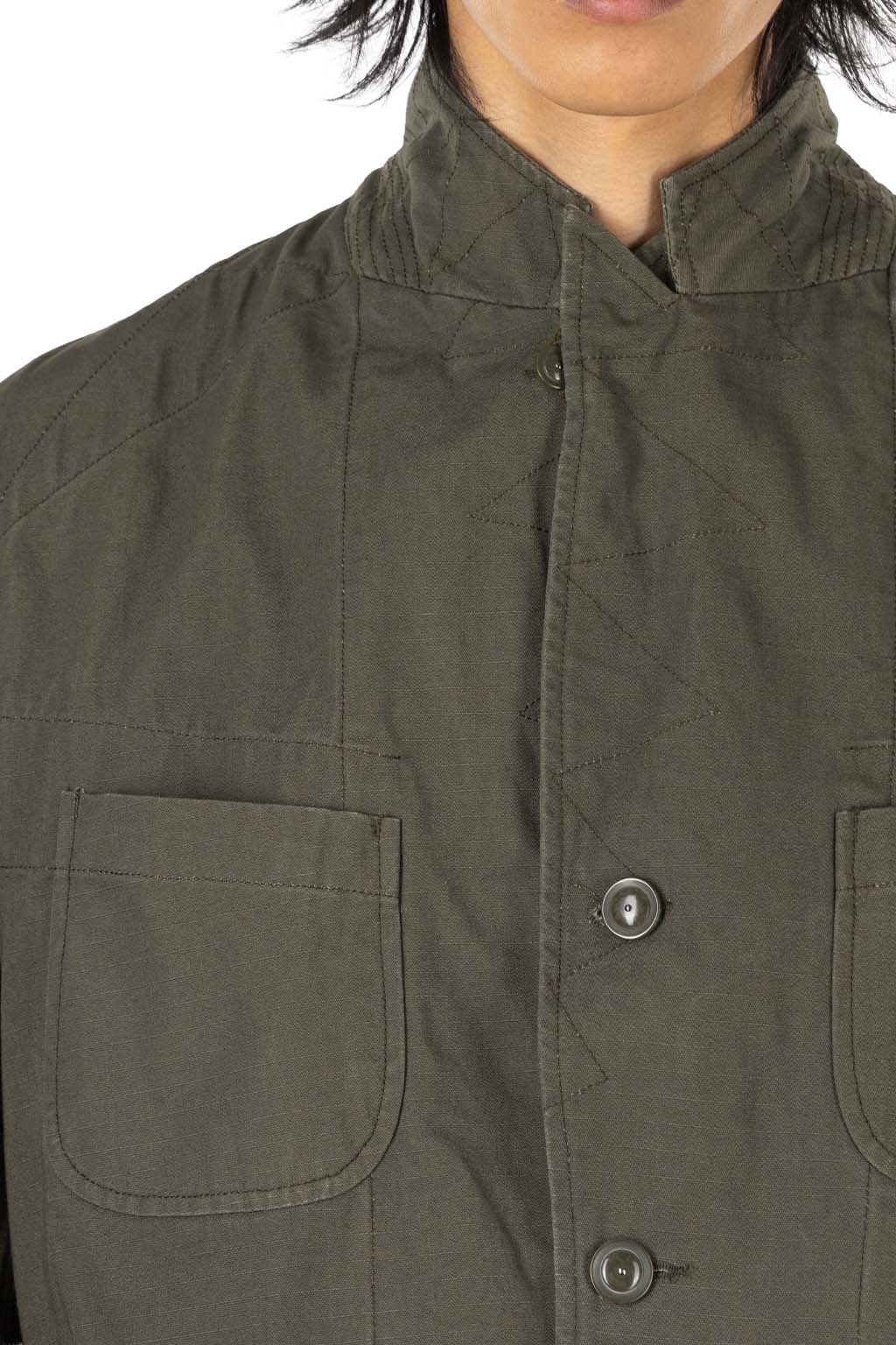 Engineered Garments - Bedford Jacket - Olive Heavyweight Cotton Ripstop
