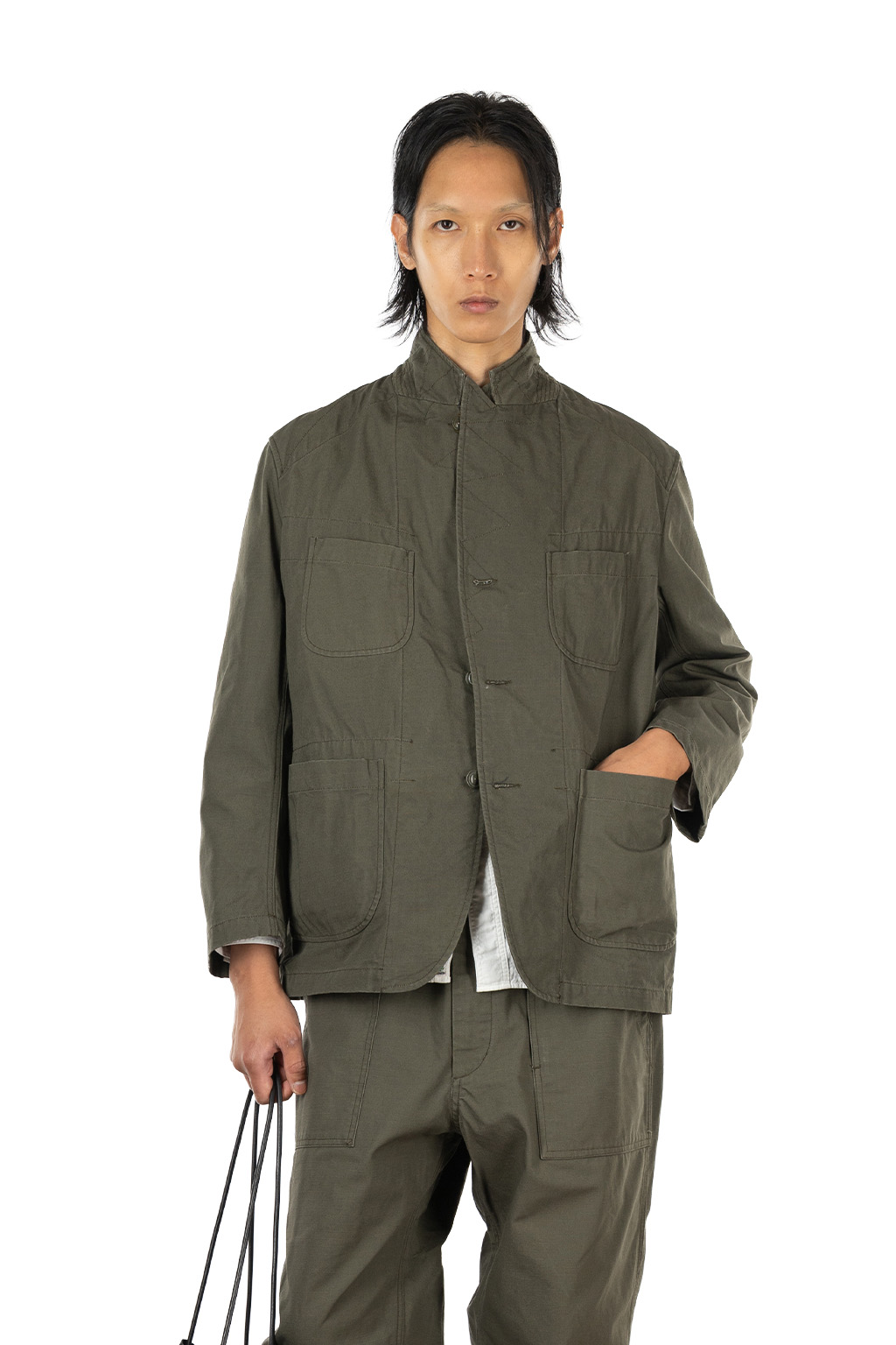 Engineered Garments - Bedford Jacket - Olive Heavyweight Cotton Ripstop