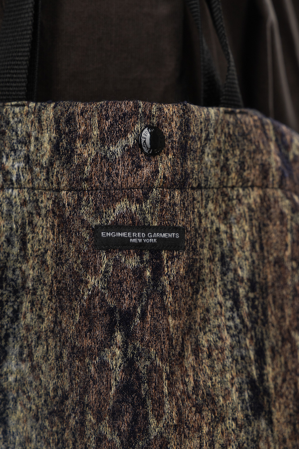 Engineered Garments - Carry All Tote - Gold Wood Camo Jacquard 