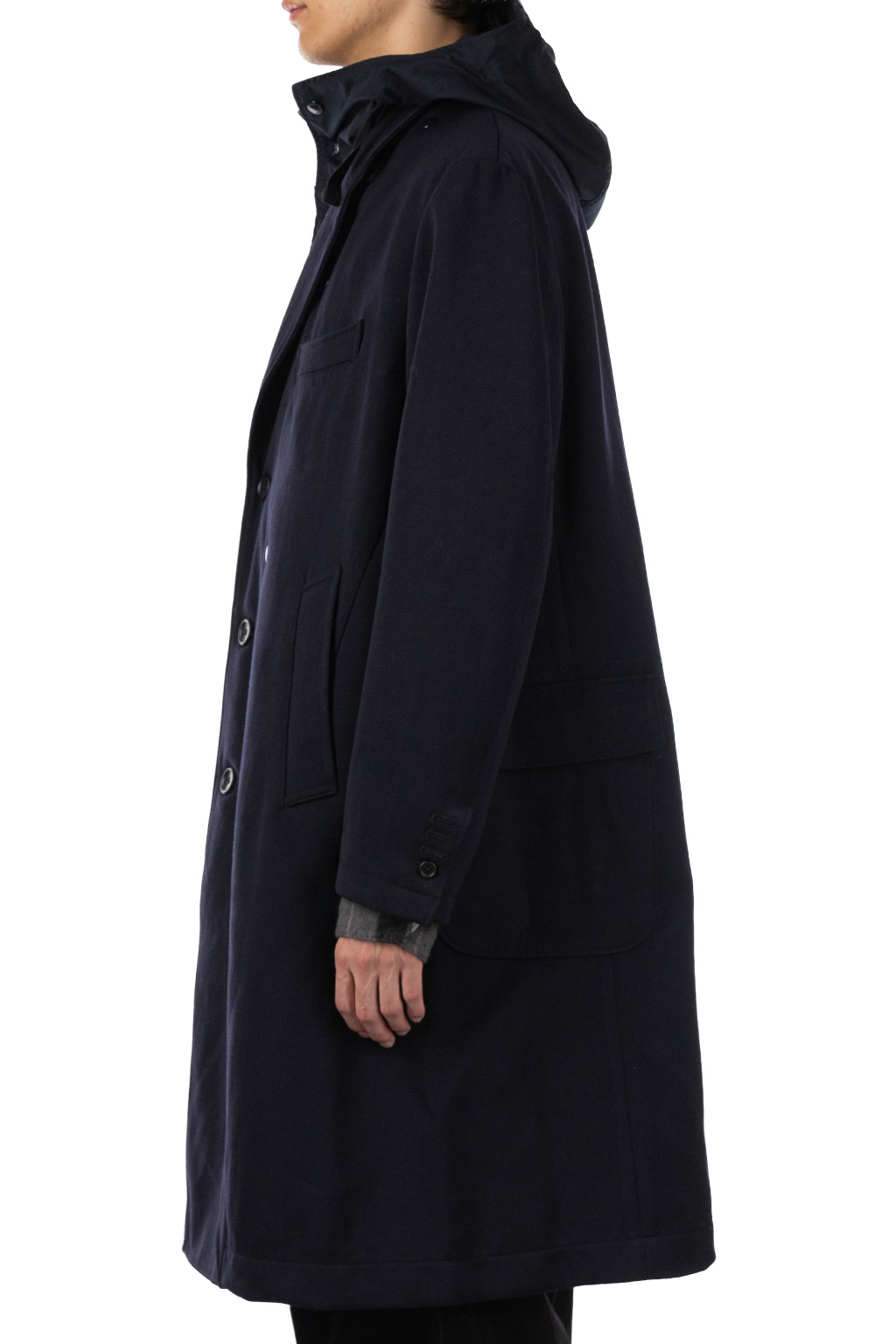 Engineered Garments - Chester Coat - Dk.Navy Heavy Wool Elastique 