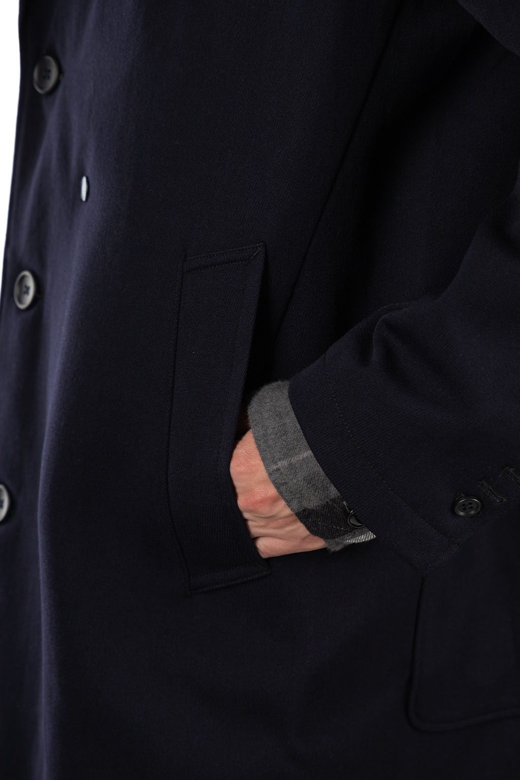 Engineered Garments - Chester Coat - Dk.Navy Heavy Wool Elastique 