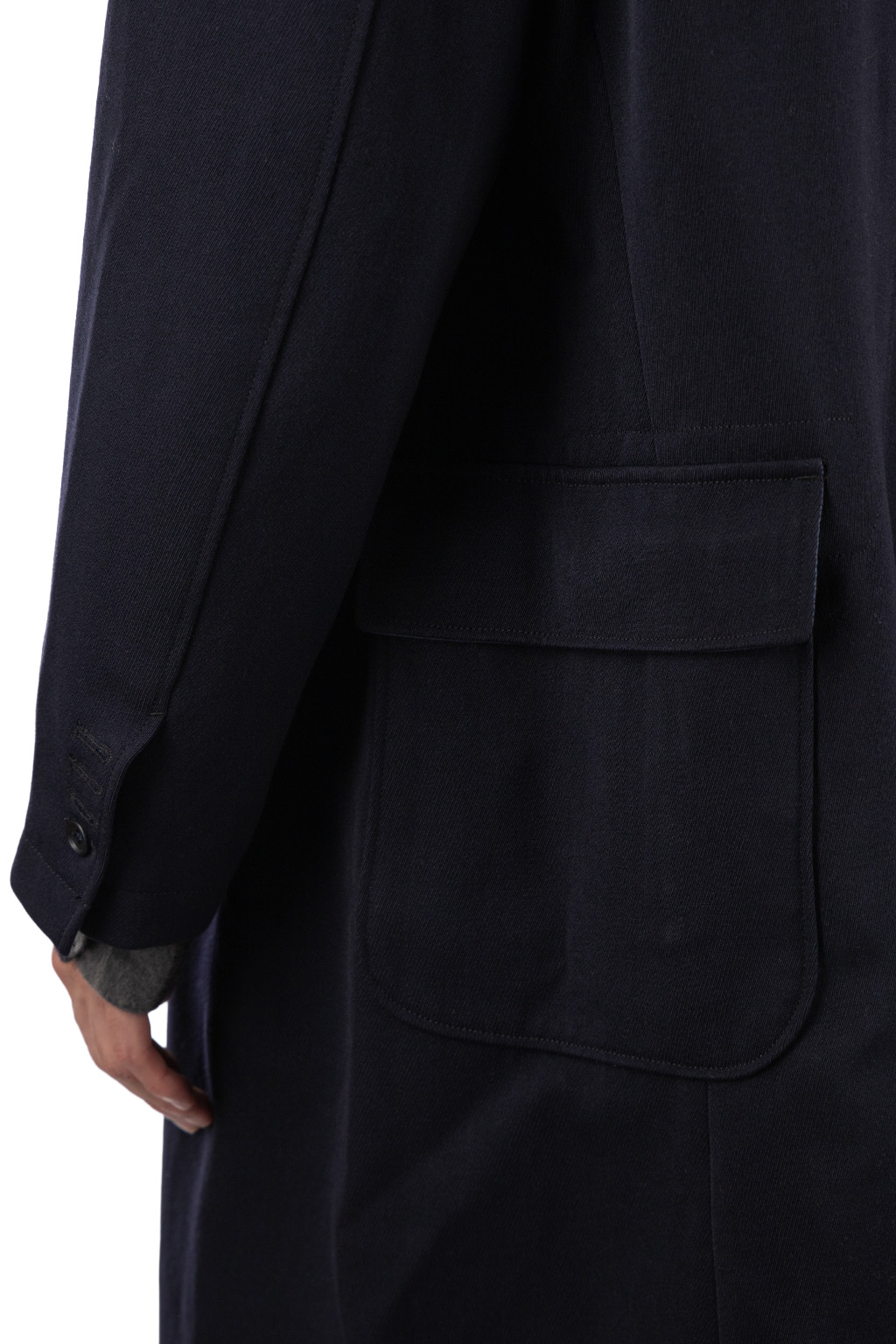 Engineered Garments - Chester Coat - Dk.Navy Heavy Wool Elastique 