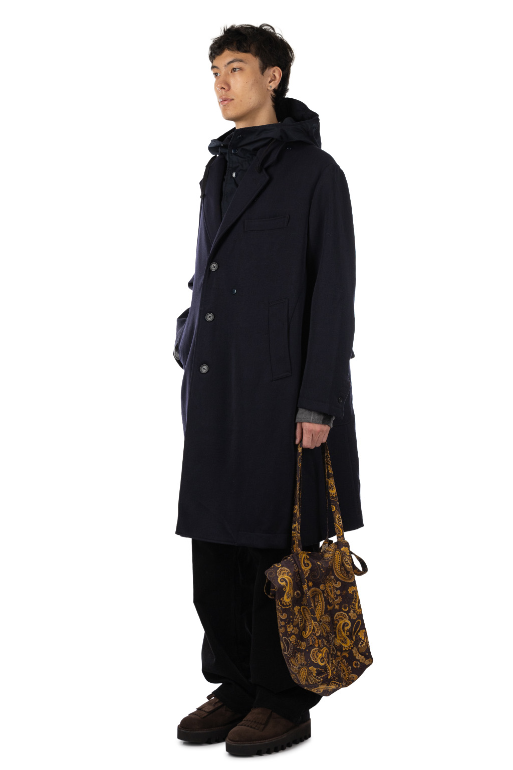 Engineered Garments - Chester Coat - Dk.Navy Heavy Wool Elastique 