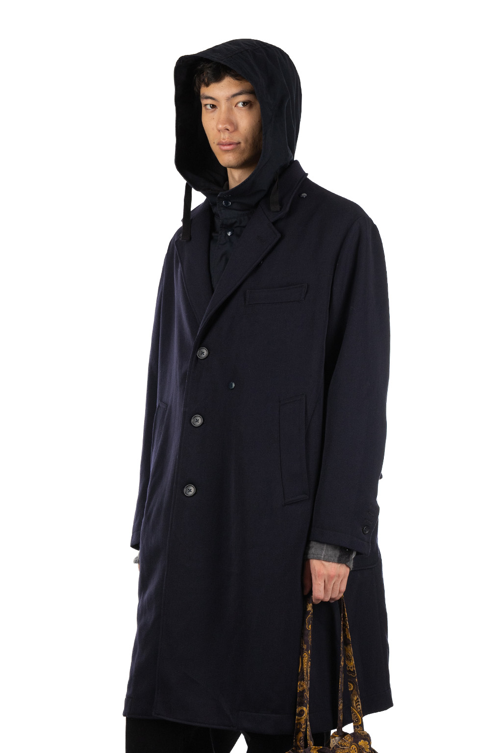 Engineered Garments - Chester Coat - Dk.Navy Heavy Wool Elastique 