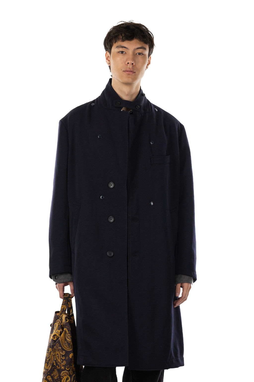 Engineered Garments - Chester Coat - Dk.Navy Heavy Wool Elastique 