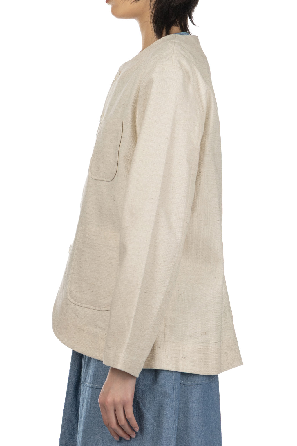 Engineered Garments - Cutaway Jacket - Natural CL Java Cloth