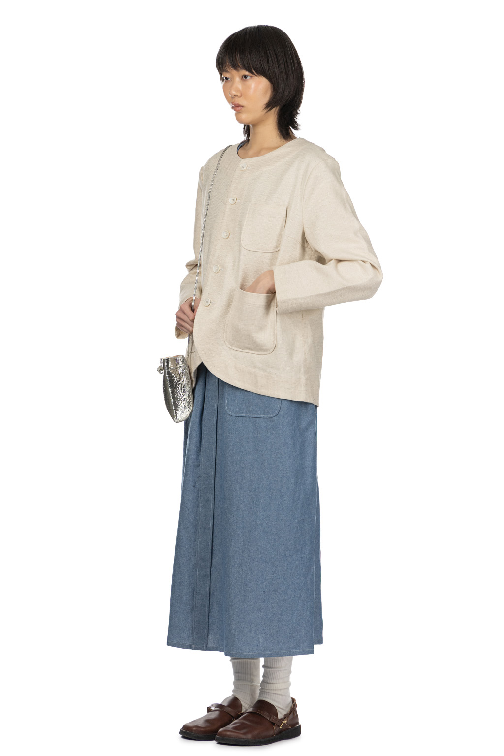 Engineered Garments - Cutaway Jacket - Natural CL Java Cloth