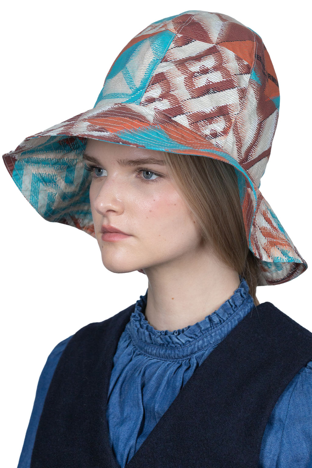 Engineered Garments Dome Hat - Blue Cotton Islamic Tile Print