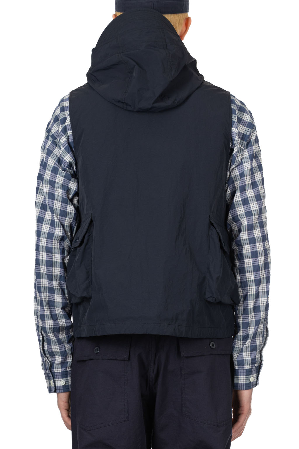 Engineered Garments - Field Vest - A - Dk.Navy Polyester Taslan