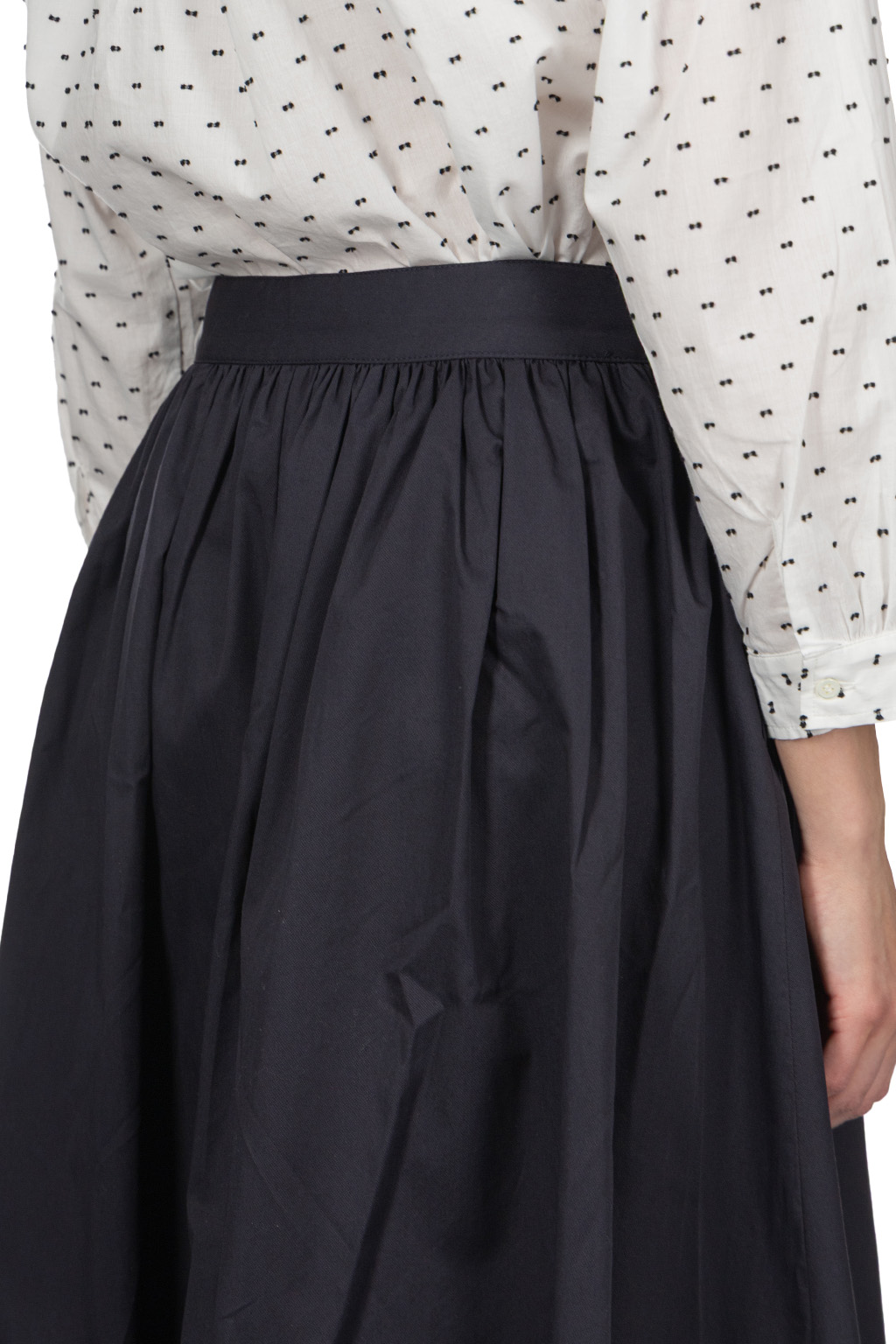 Engineered Garments - Gather Skirt - Dark Navy Highcount Twill