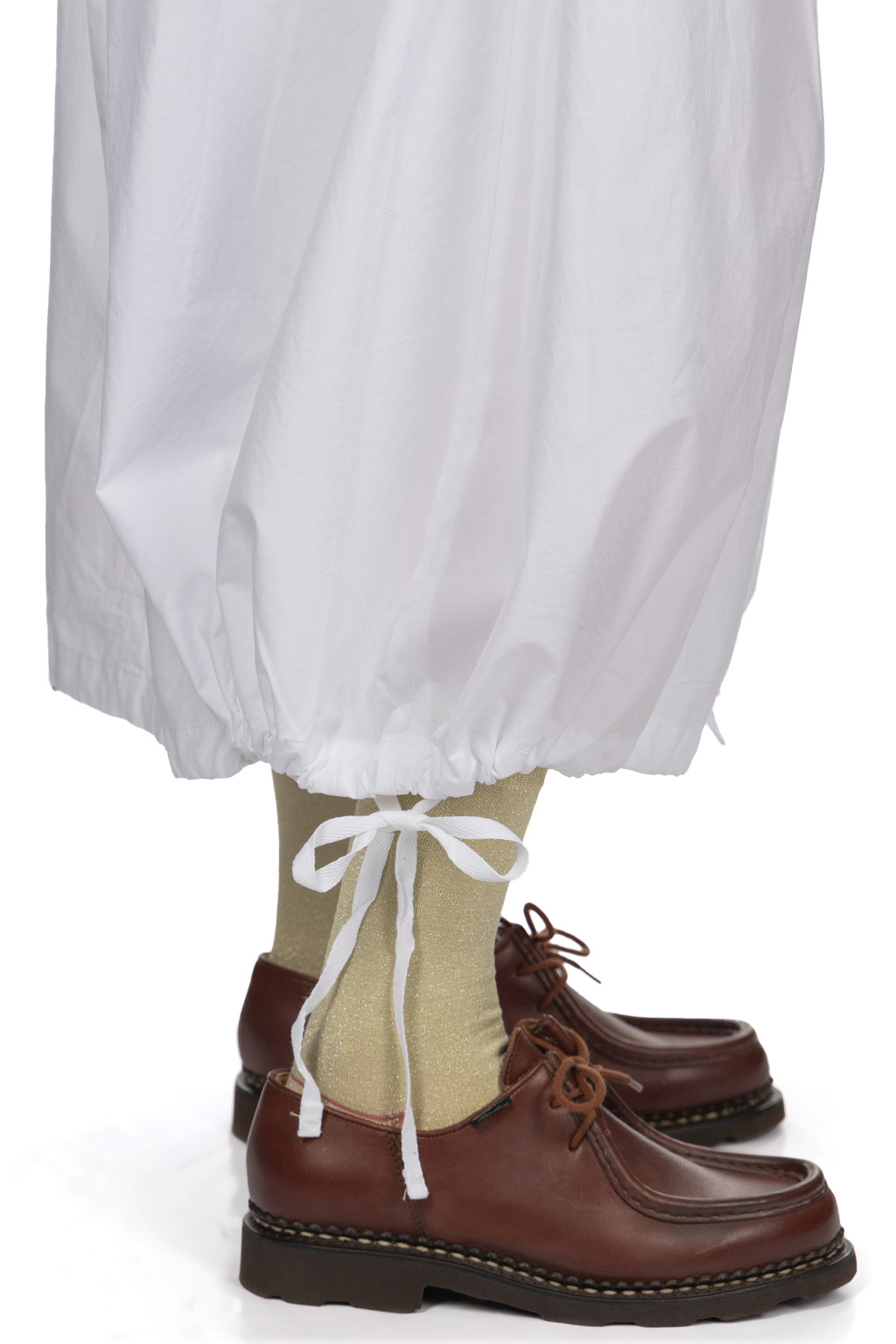 Engineered Garments - Gather Skirt - White 100s 2 Ply Broadcloth
