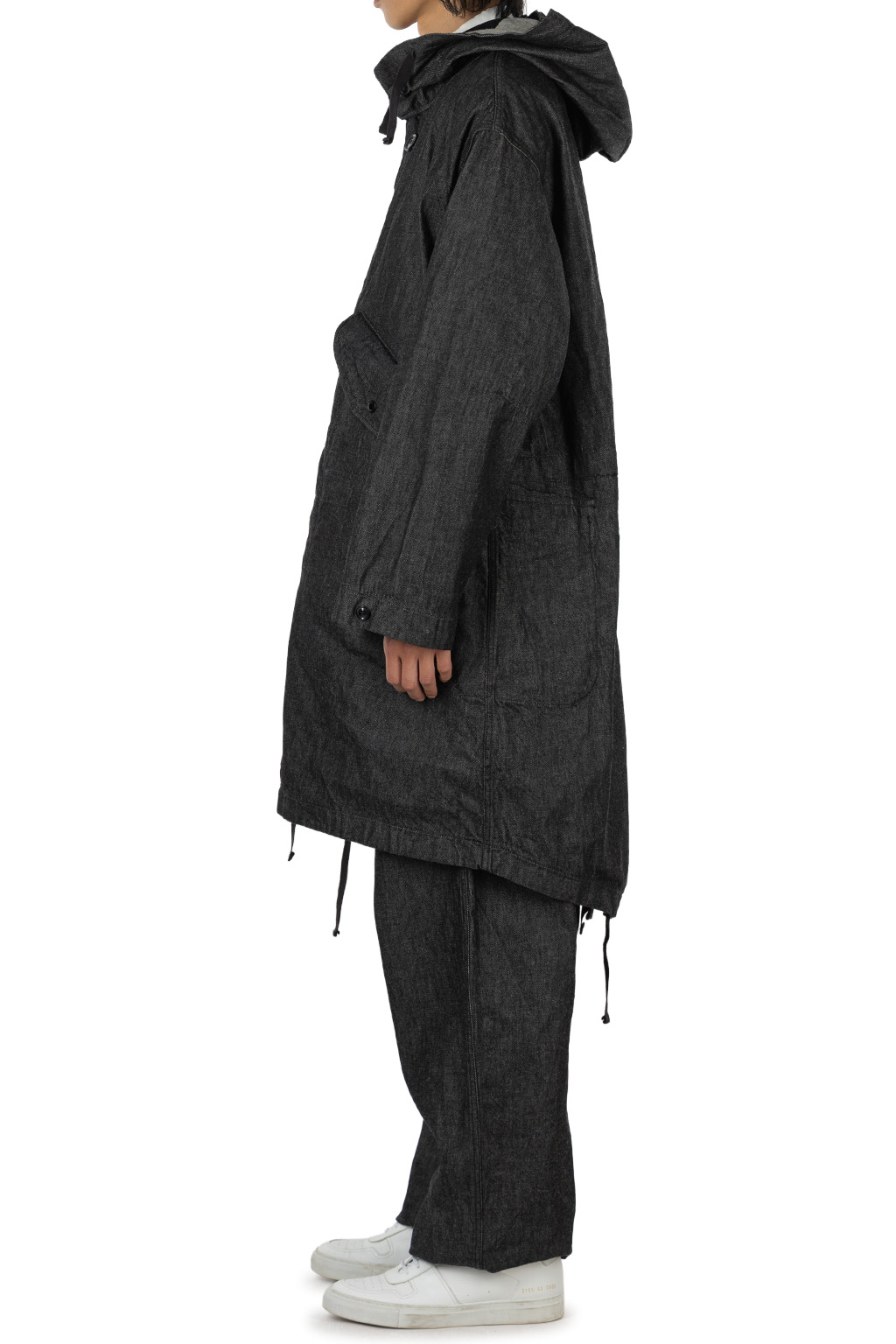 Engineered Garments - Highland Parka - Black Cotton Cone Denim