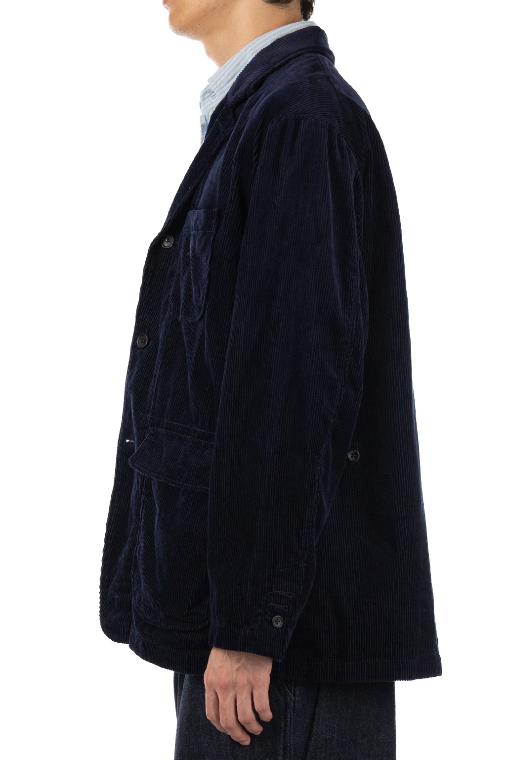 Engineered Garments - Loiter Jacket - A - Dk.Navy 8W Corduroy