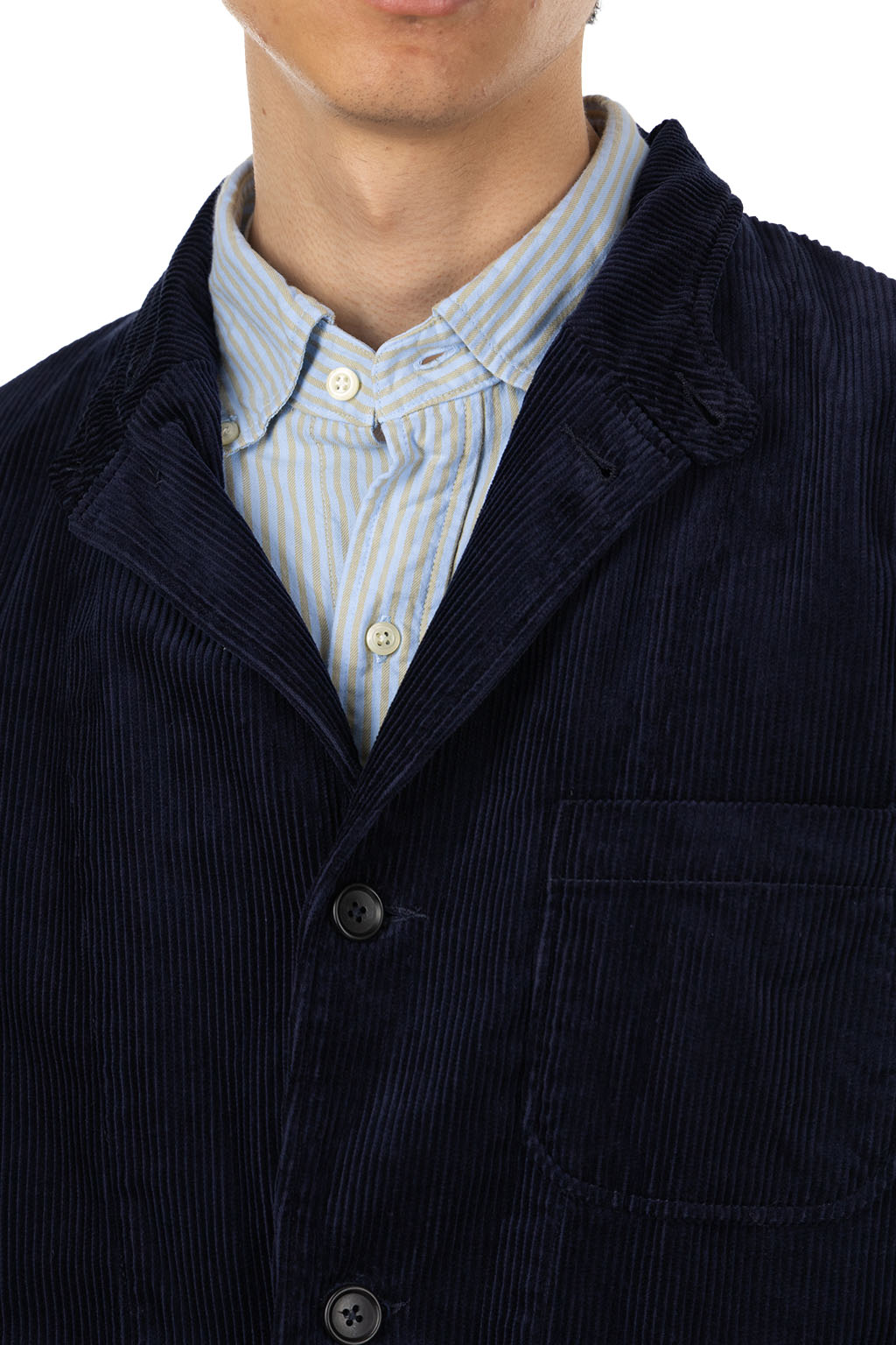 Engineered Garments - Loiter Jacket - A - Dk.Navy 8W Corduroy