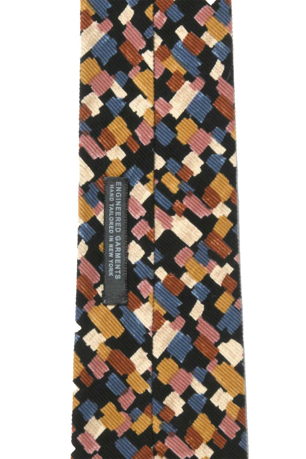 Engineered Garments - Neck Tie - Black 21W Corduroy Deco Print