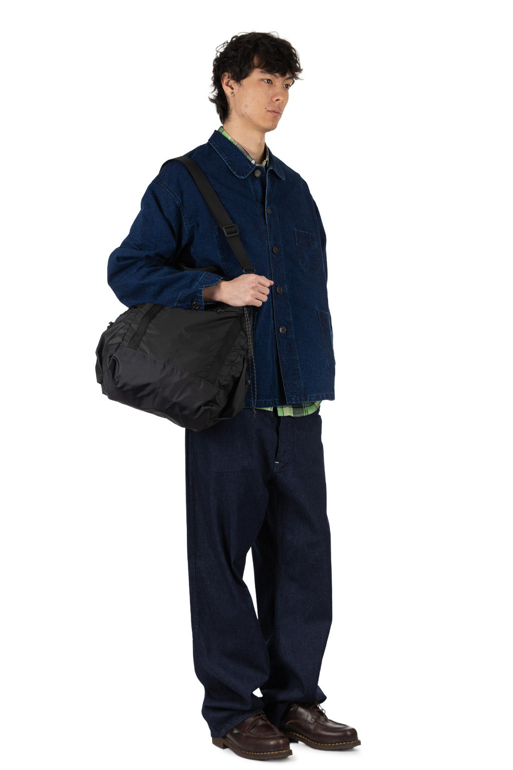 Engineered Garments - UL 3 Way Bag - Black Nylon Micro Ripstop