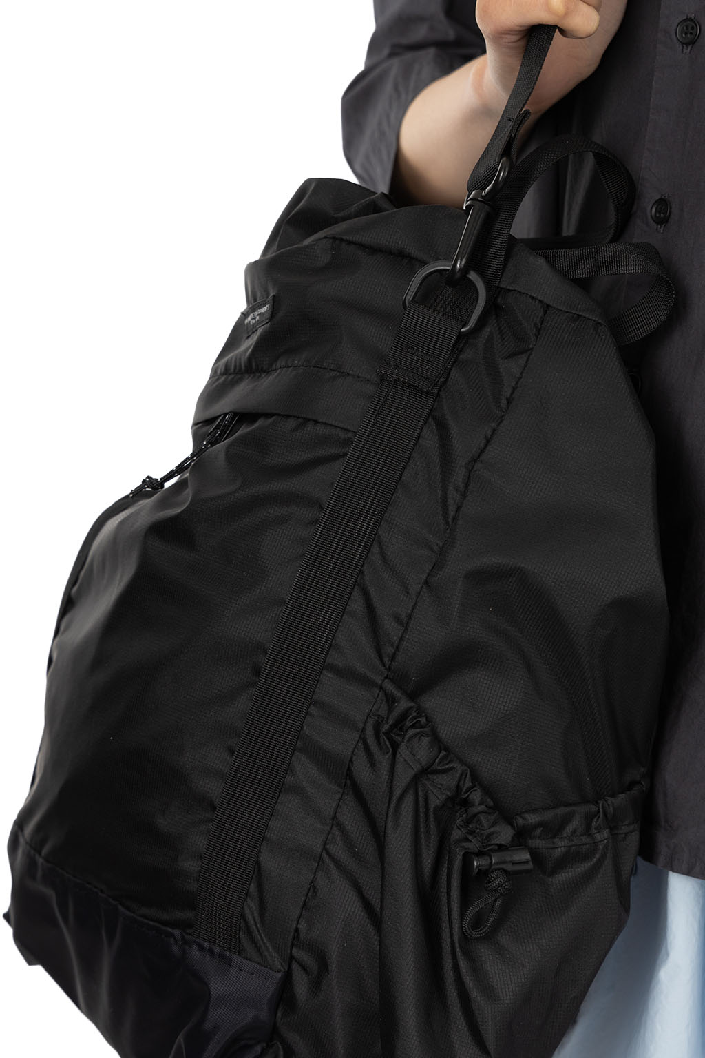 Engineered Garments - UL 3 Way Bag - Black Nylon Micro Ripstop