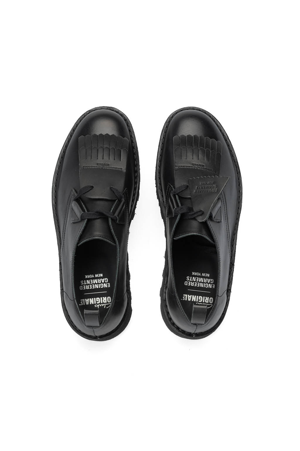 Engineered Garments - Engineered Garments x Clarks - Desert Khan EG - Black Smooth