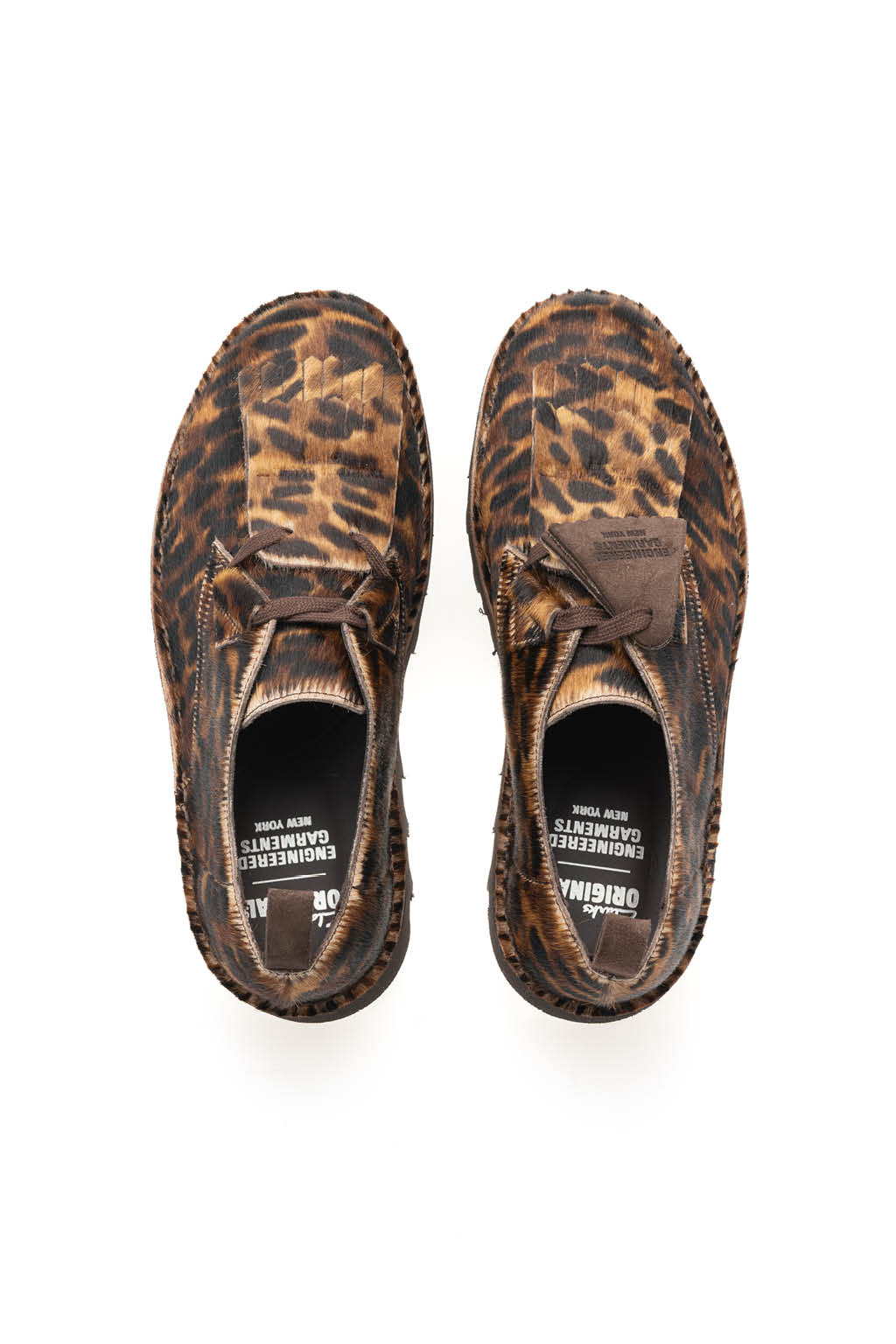 Engineered Garments - Engineered Garments x Clarks - Desert Khan EG - Leopard PRT Pony