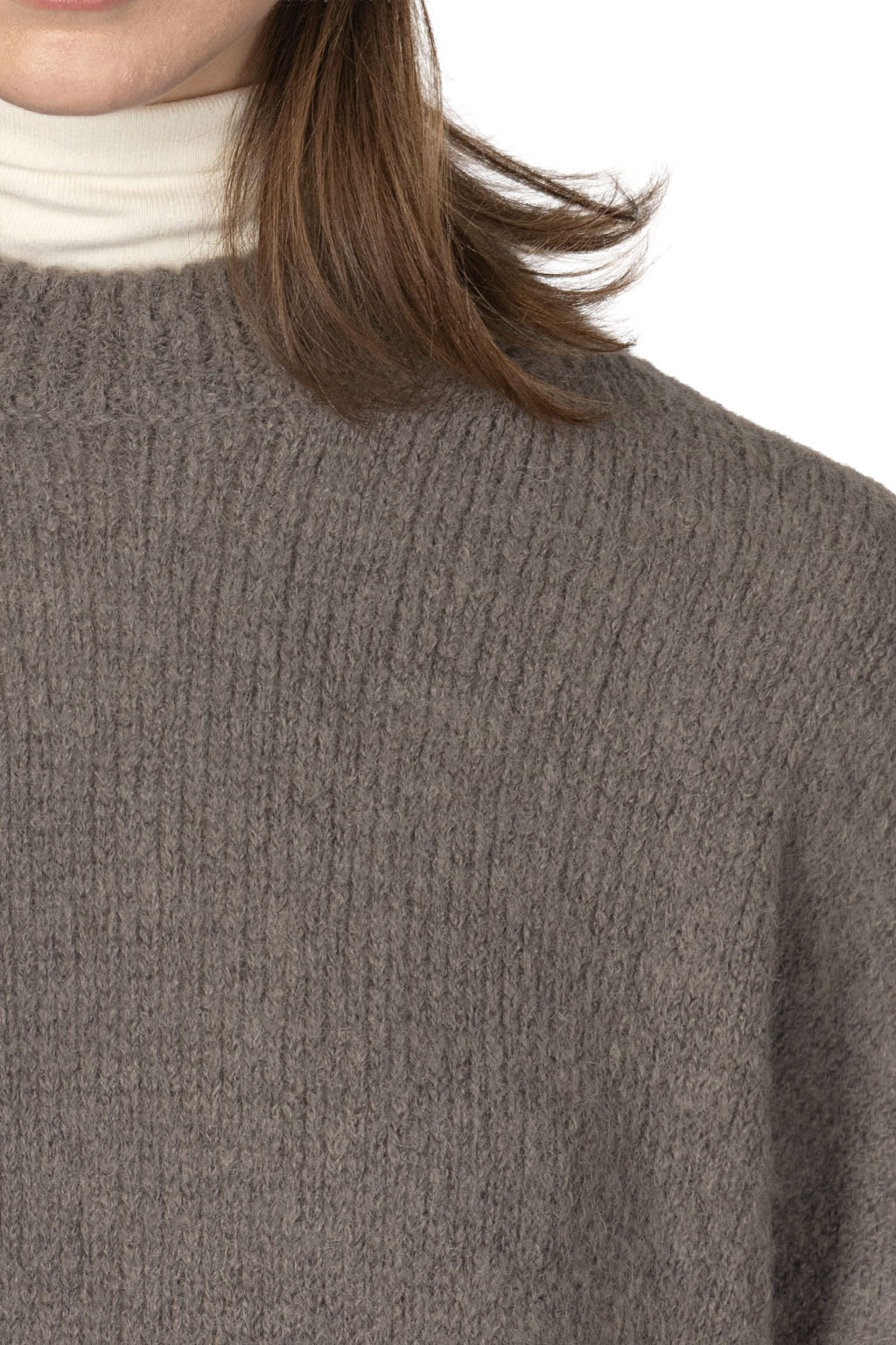 Evam Eva - Alpaca Lily Vest -  Otter Gray