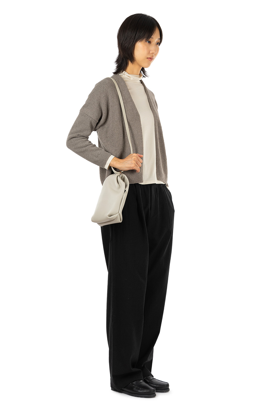 Evam Eva - Cotton Silk Cardigan - Gray