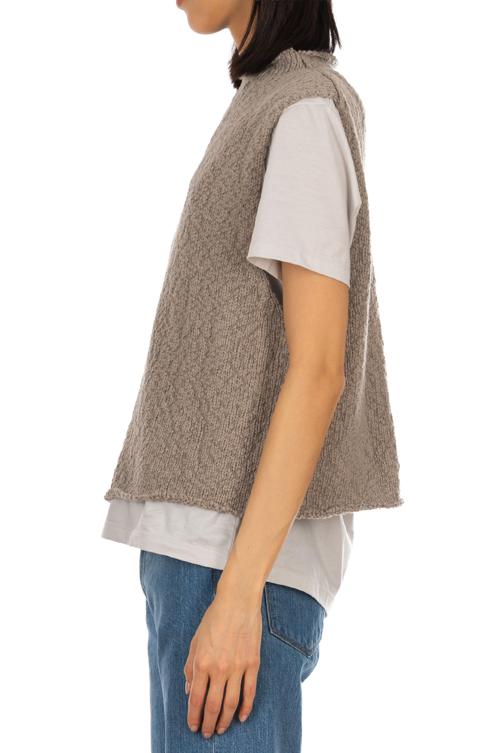 Evam Eva - Cotton Vest - Grege