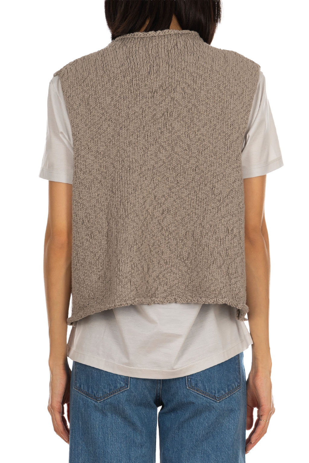 Evam Eva - Cotton Vest - Grege
