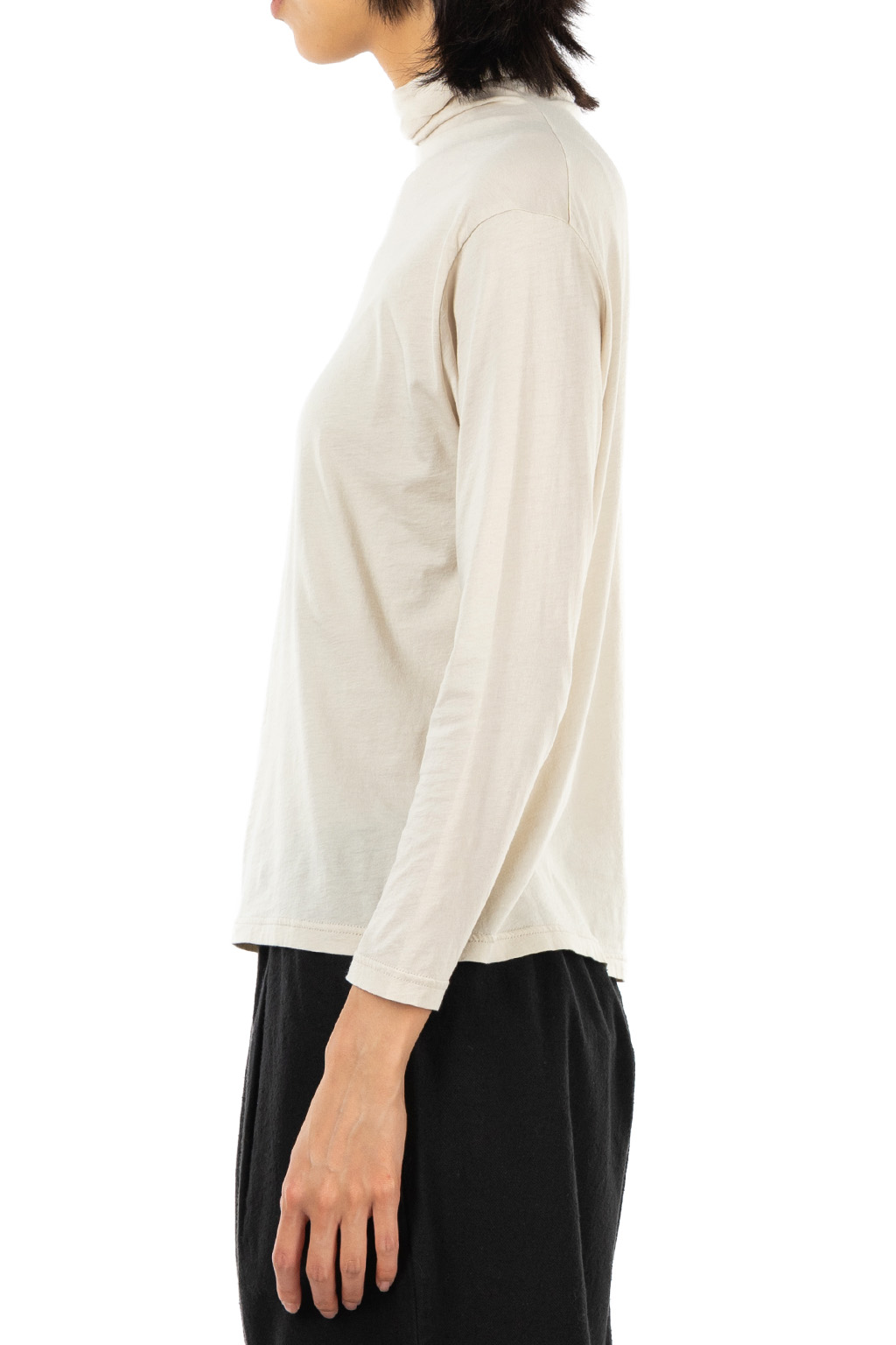 Evam Eva - Cut & Sew Turtleneck - Ecru