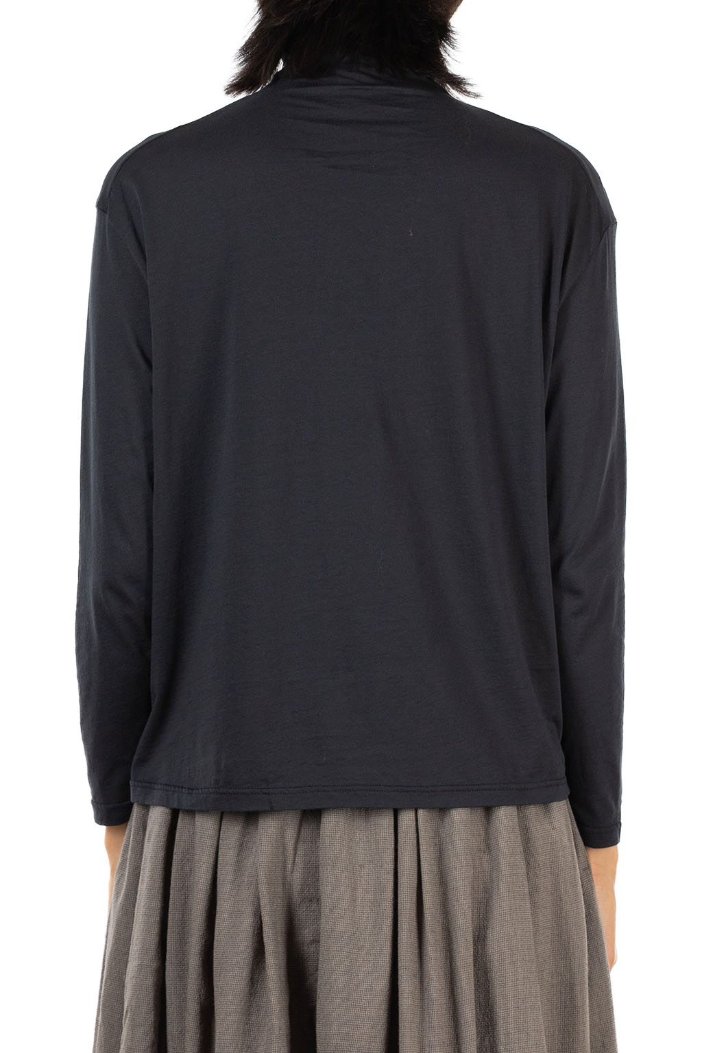 Evam Eva - Cut & Sew Turtleneck - Sumi