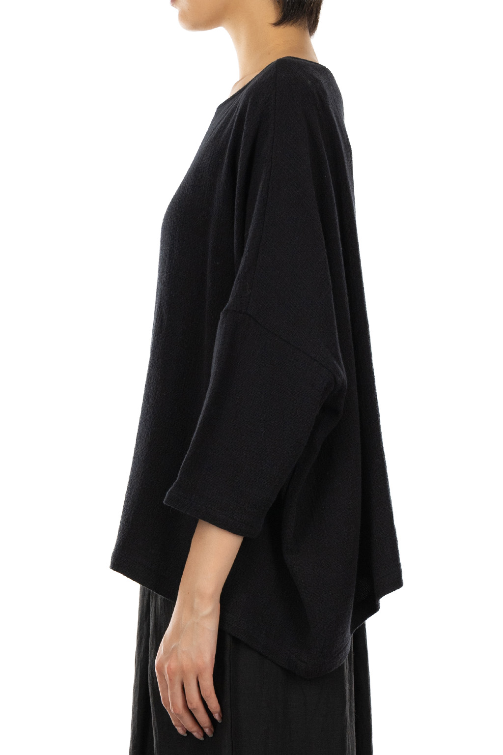 Evam Eva - Linen Cotton Pullover - Sumi