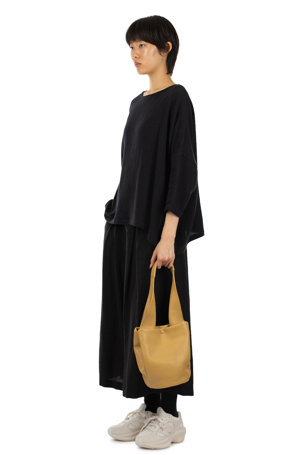 Evam Eva - Linen Cotton Pullover - Sumi