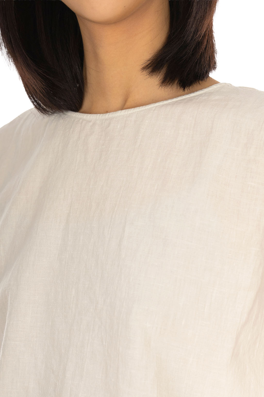 Evam Eva - Linen Sleeveless - Antique White