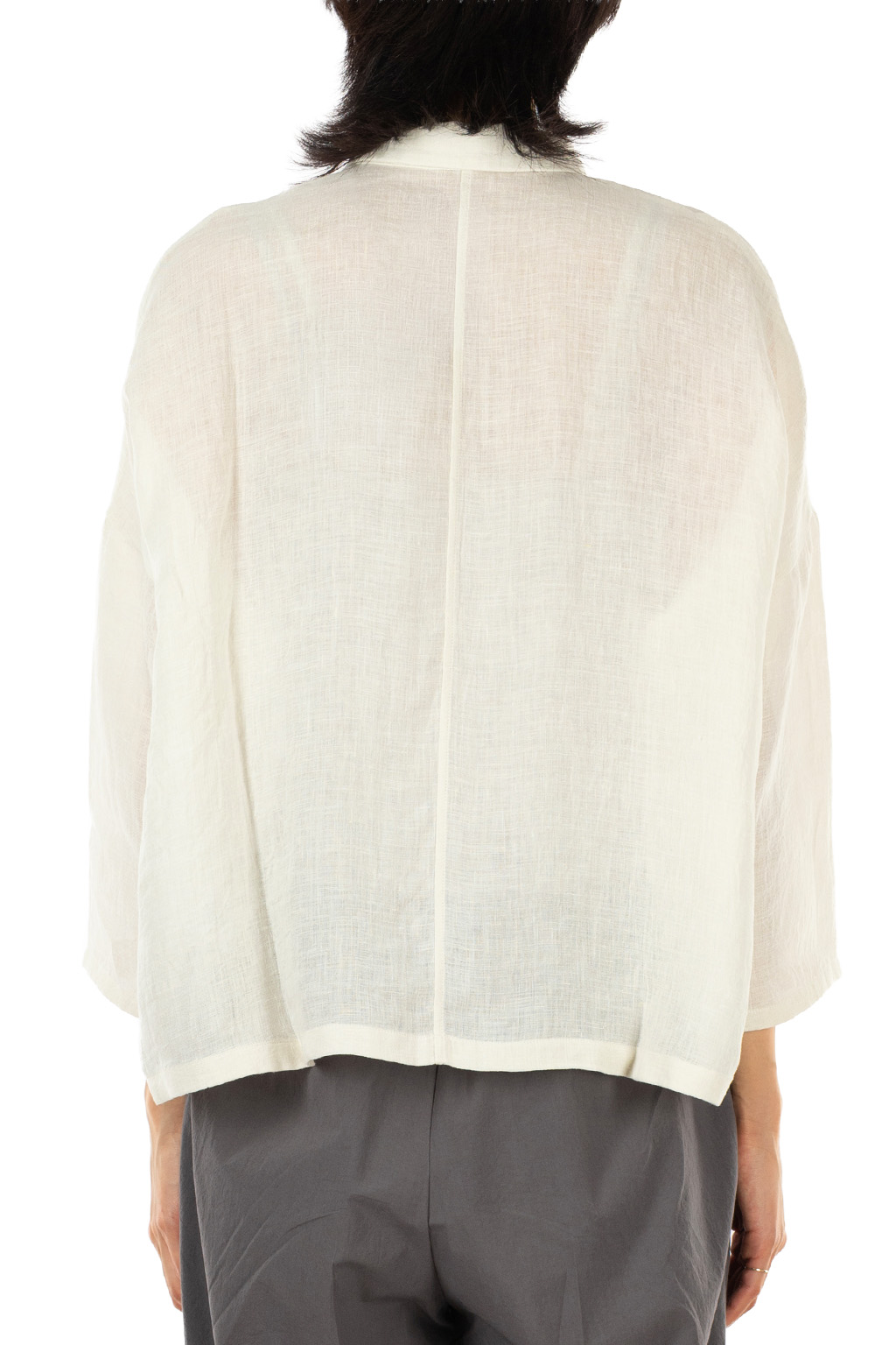 Evam Eva - Linen Wide Shirt - Antique White