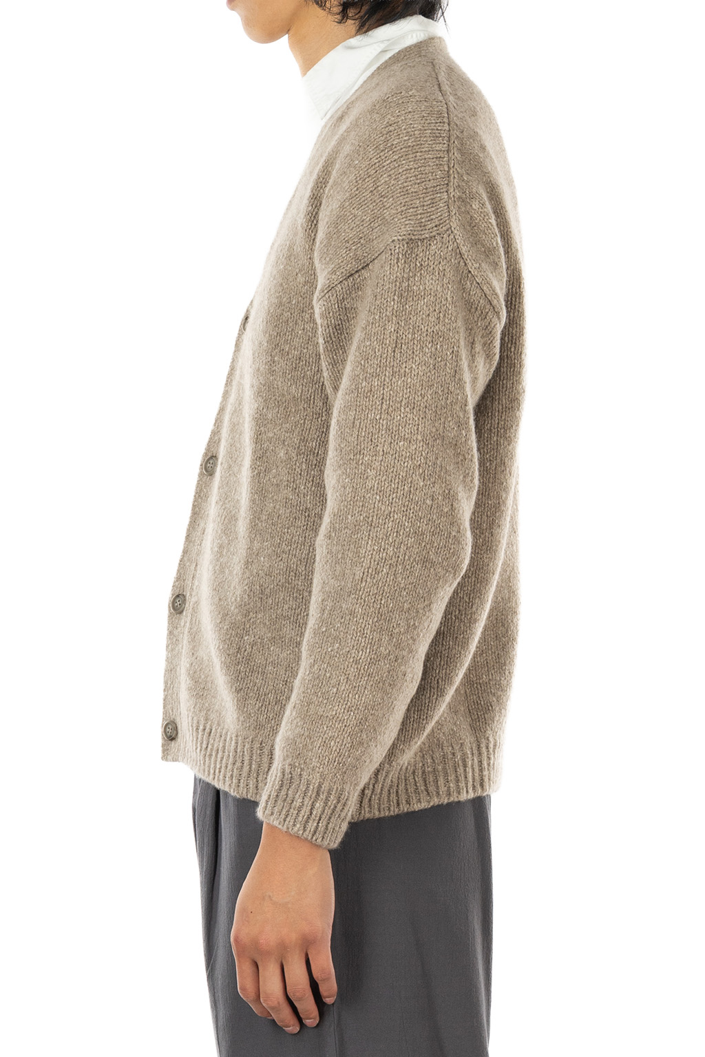 Evam Eva - Men's Cashmere Cardigan - Mocha