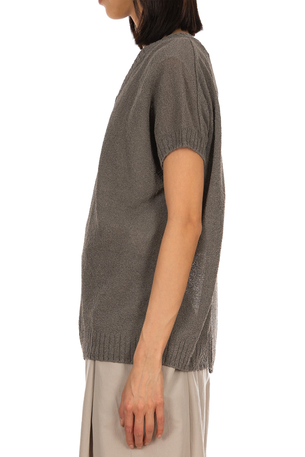 Evam Eva - Paper Yarn Vest - Otter Grey