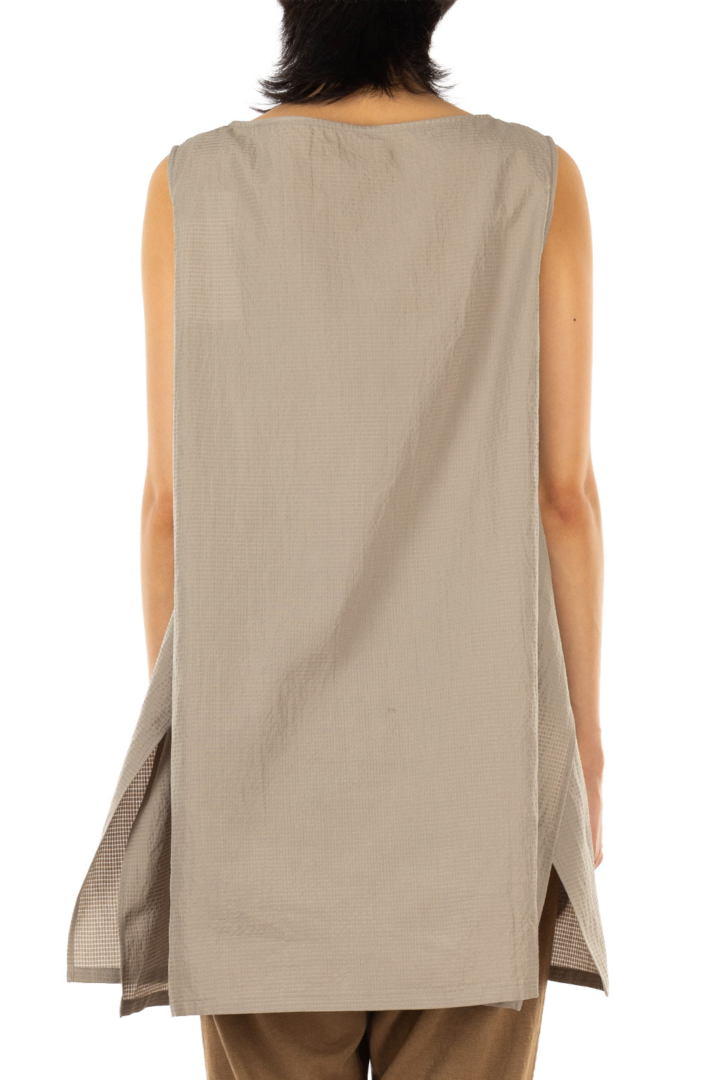 Evam Eva - Pin Check Tunic - Grege