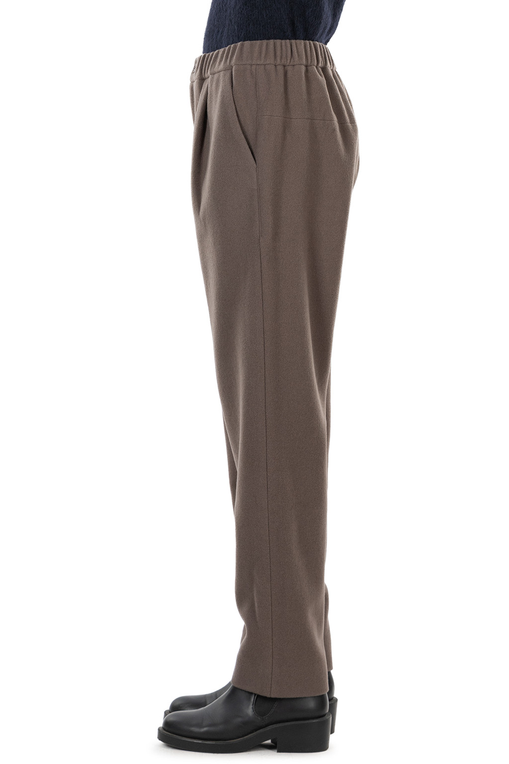 Evam Eva - Unisex Wool Tuck Pants - Winter Leaf