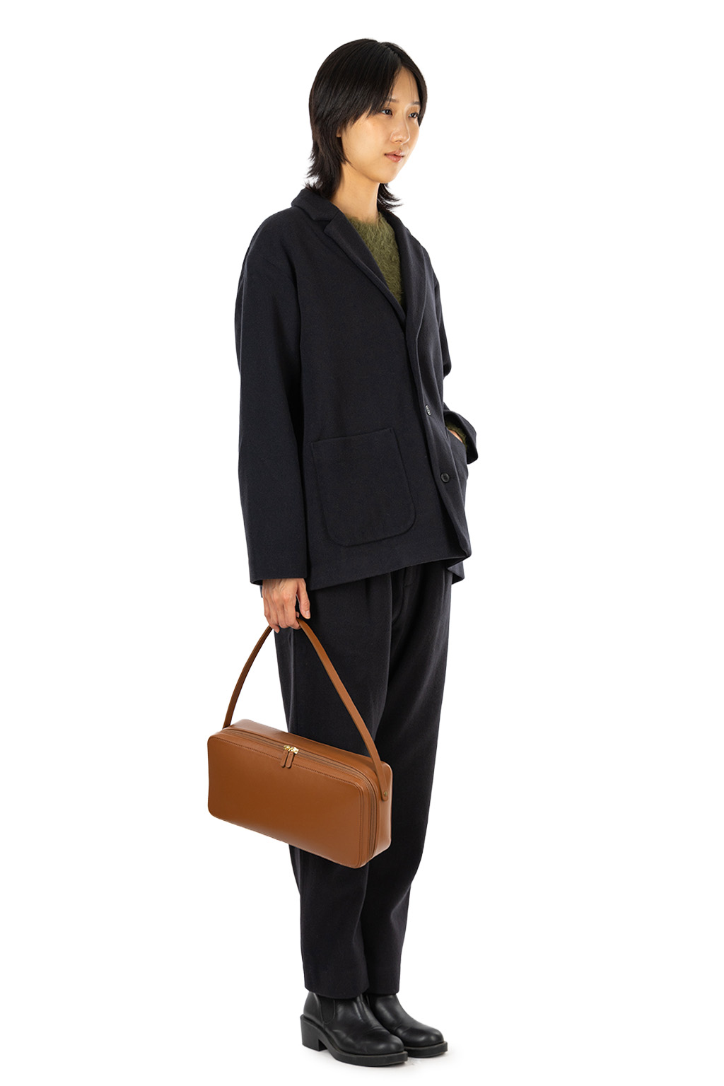 Evam Eva - Unisex Wool jacket - Sumi