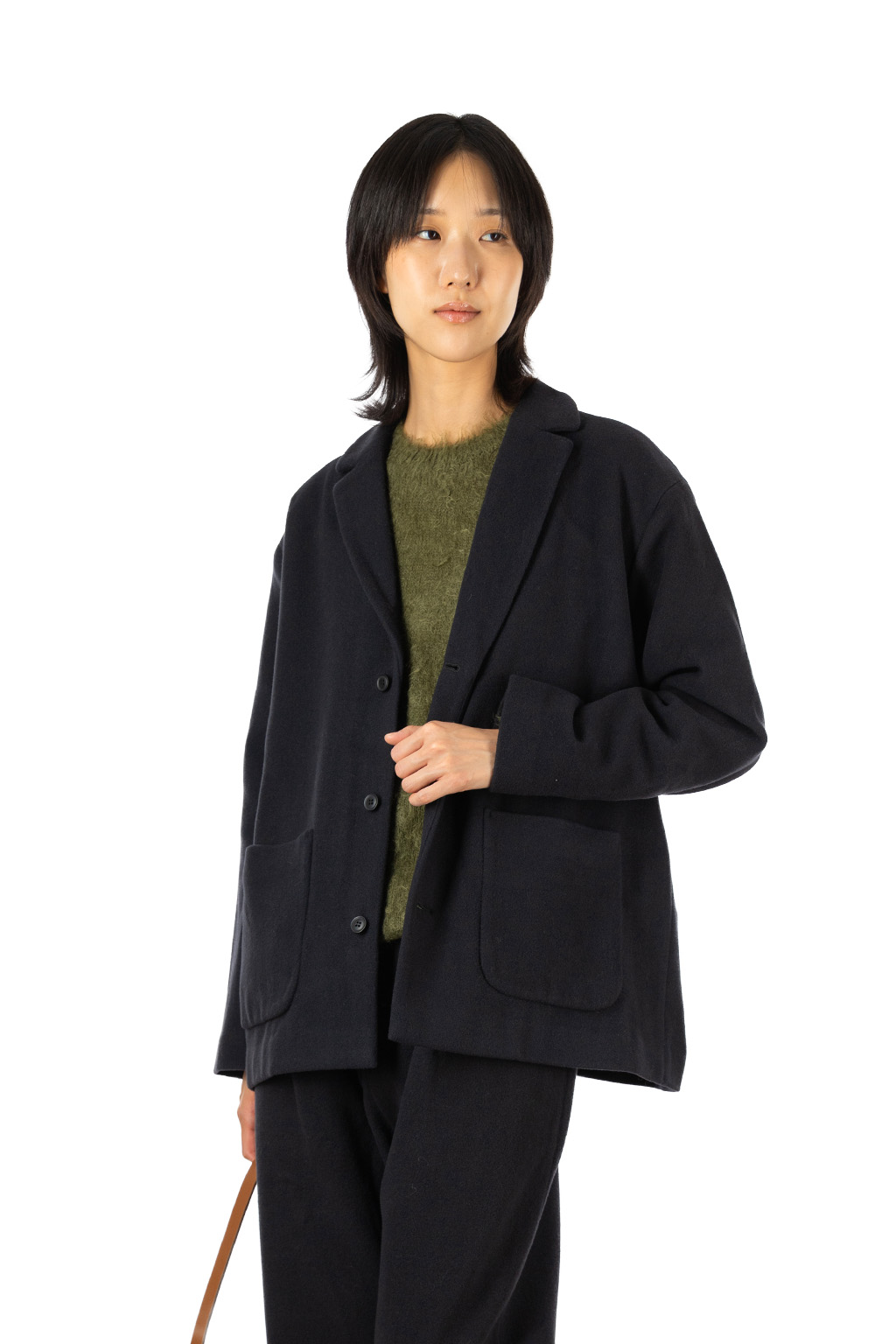 Evam Eva - Unisex Wool jacket - Sumi