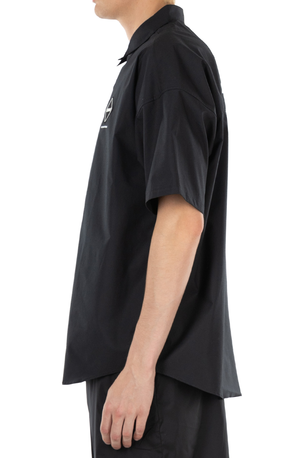 F.C. Real Bristol - Authentic Fly Front SS Shirt - Black