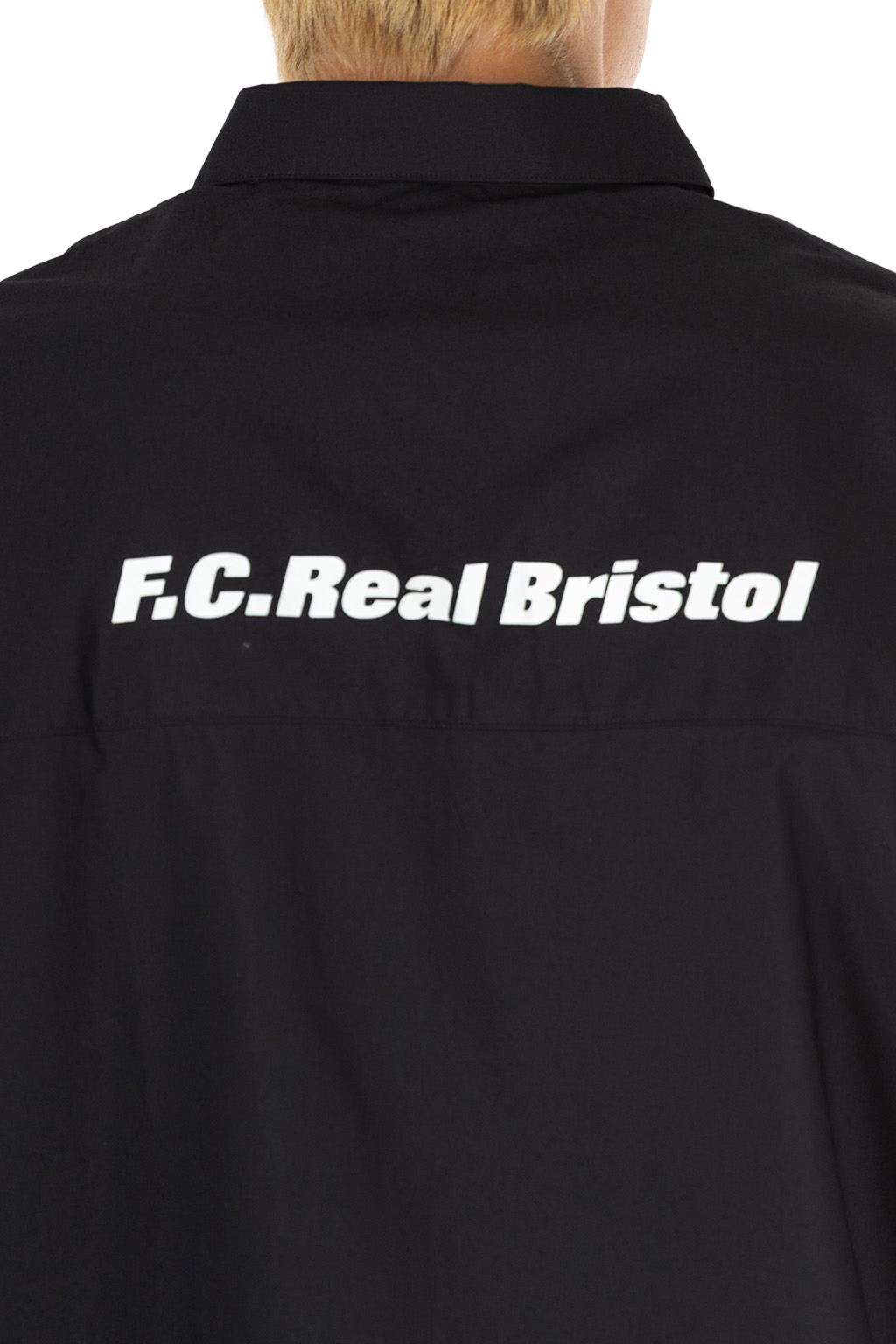 F.C. Real Bristol - Authentic Fly Front SS Shirt - Black