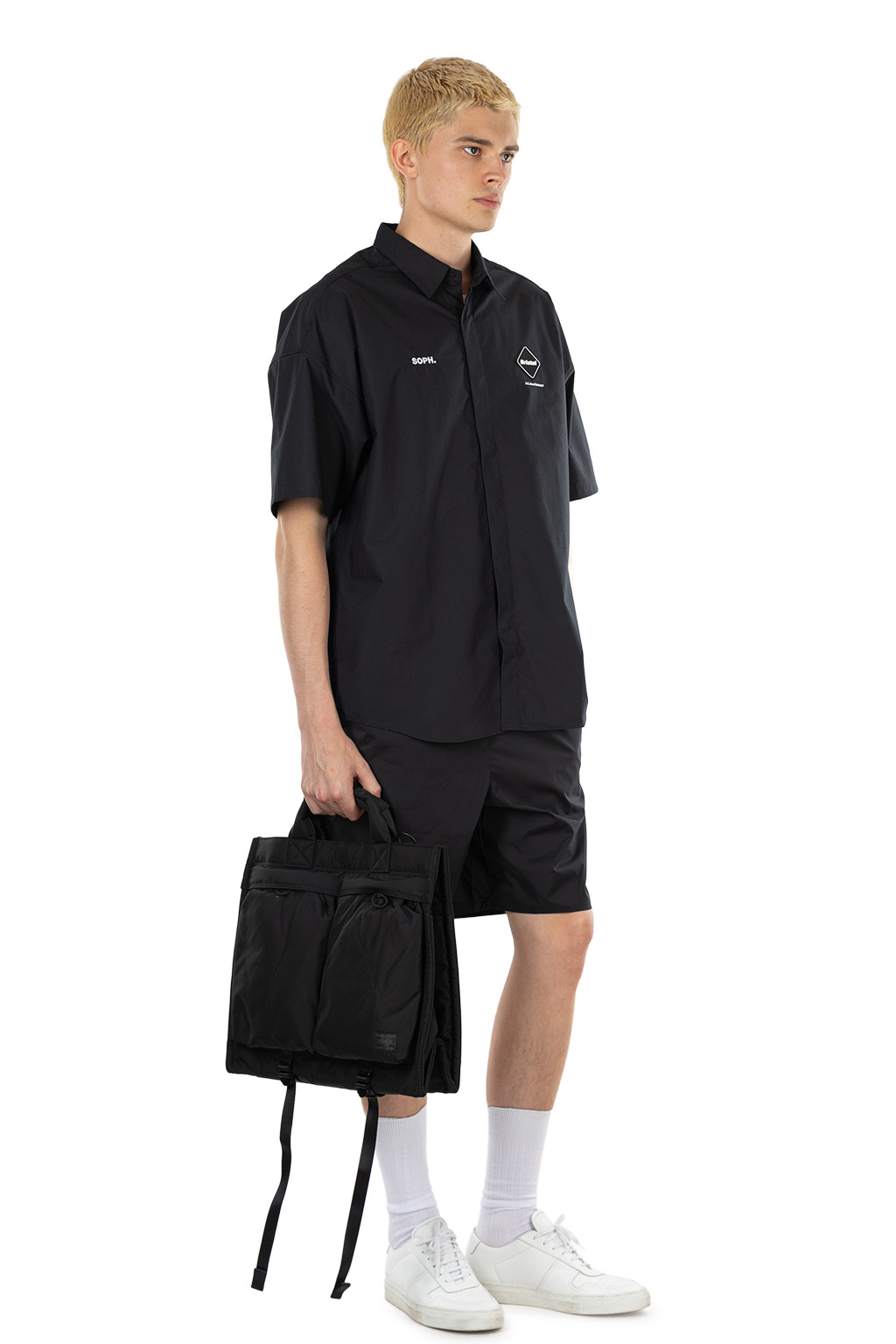 F.C. Real Bristol - Authentic Fly Front SS Shirt - Black